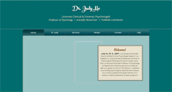 Desktop Screenshot of drjudyho.com